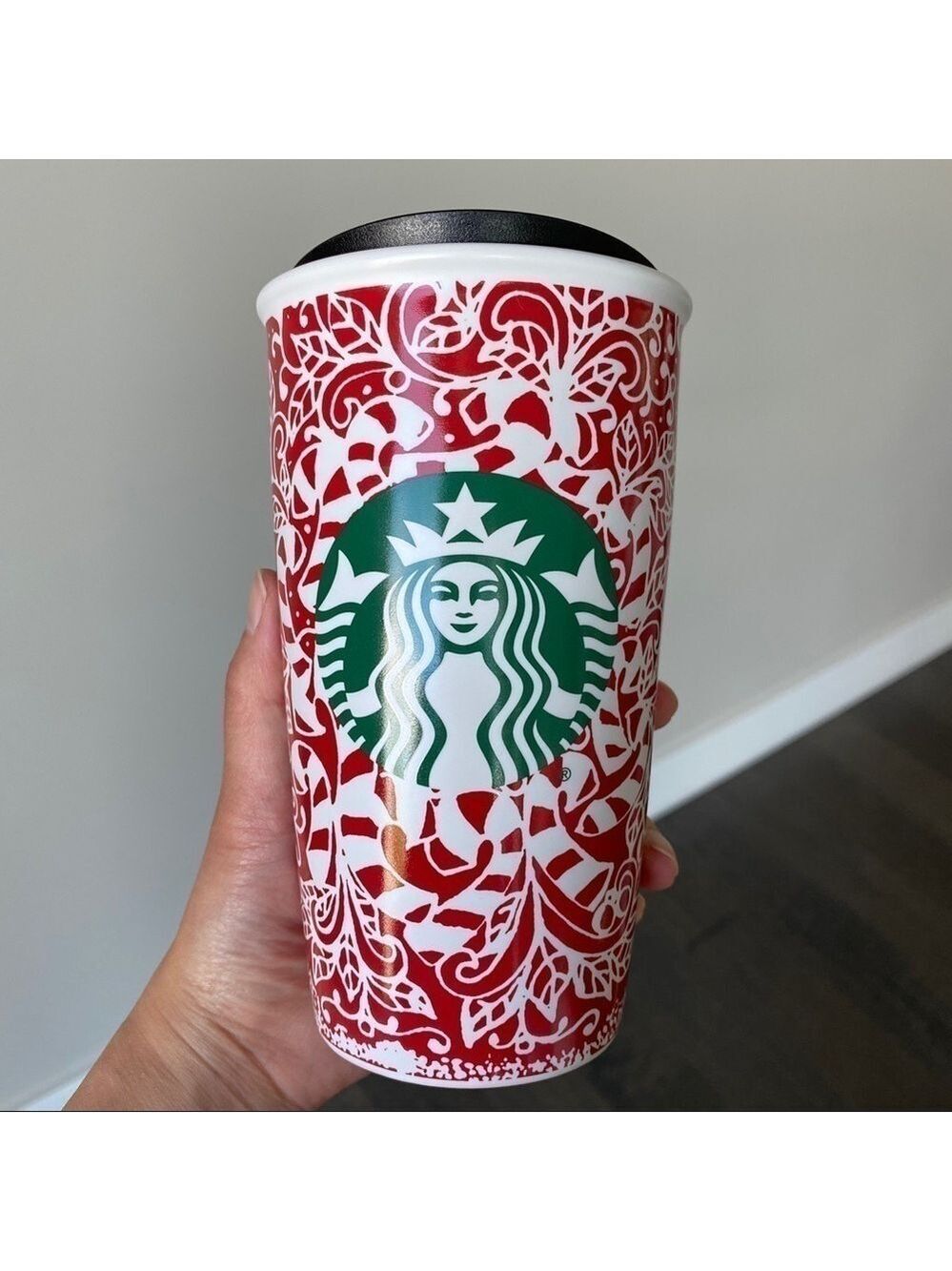 𝅺starbucks Christmas Holiday Travel Tumbler Mug